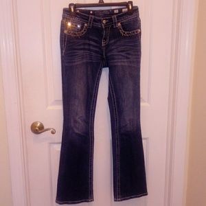 Jeans with jems by the brand Miss Me
